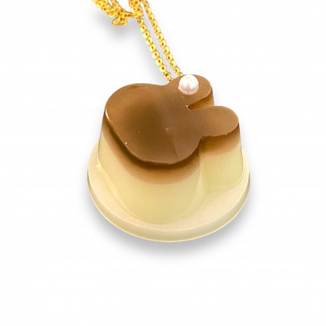 Collier Flan Caramel