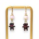 Earrings Gingerbread Man