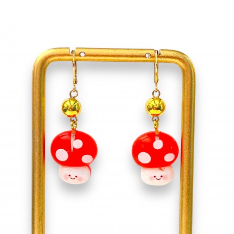 Earrings Champimignons