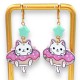 Boucles d'Oreilles Donut Cat