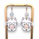 Boucles d'Oreilles Cat Cuddles