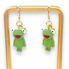 Earrings Kermit