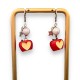 Earrings Apple Love