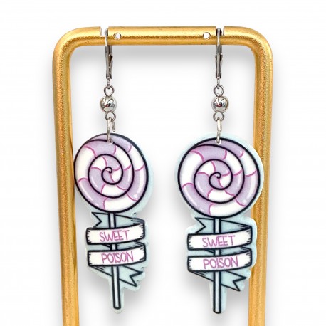 Boucles d'Oreilles Creepy Lolly