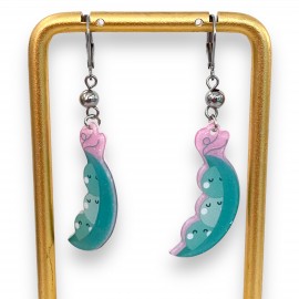 Boucles d'Oreilles Peas