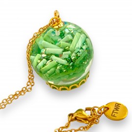 Necklace Globe Forest Candy