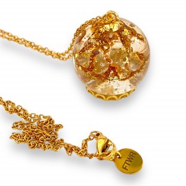 Necklace Globe Gold Spirit