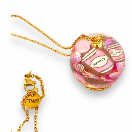 Necklace Globe Choco Candy