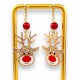 Earrings Cute Rudolf